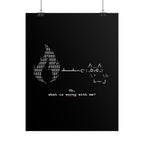 "Atrophy" ASCII Art Poster