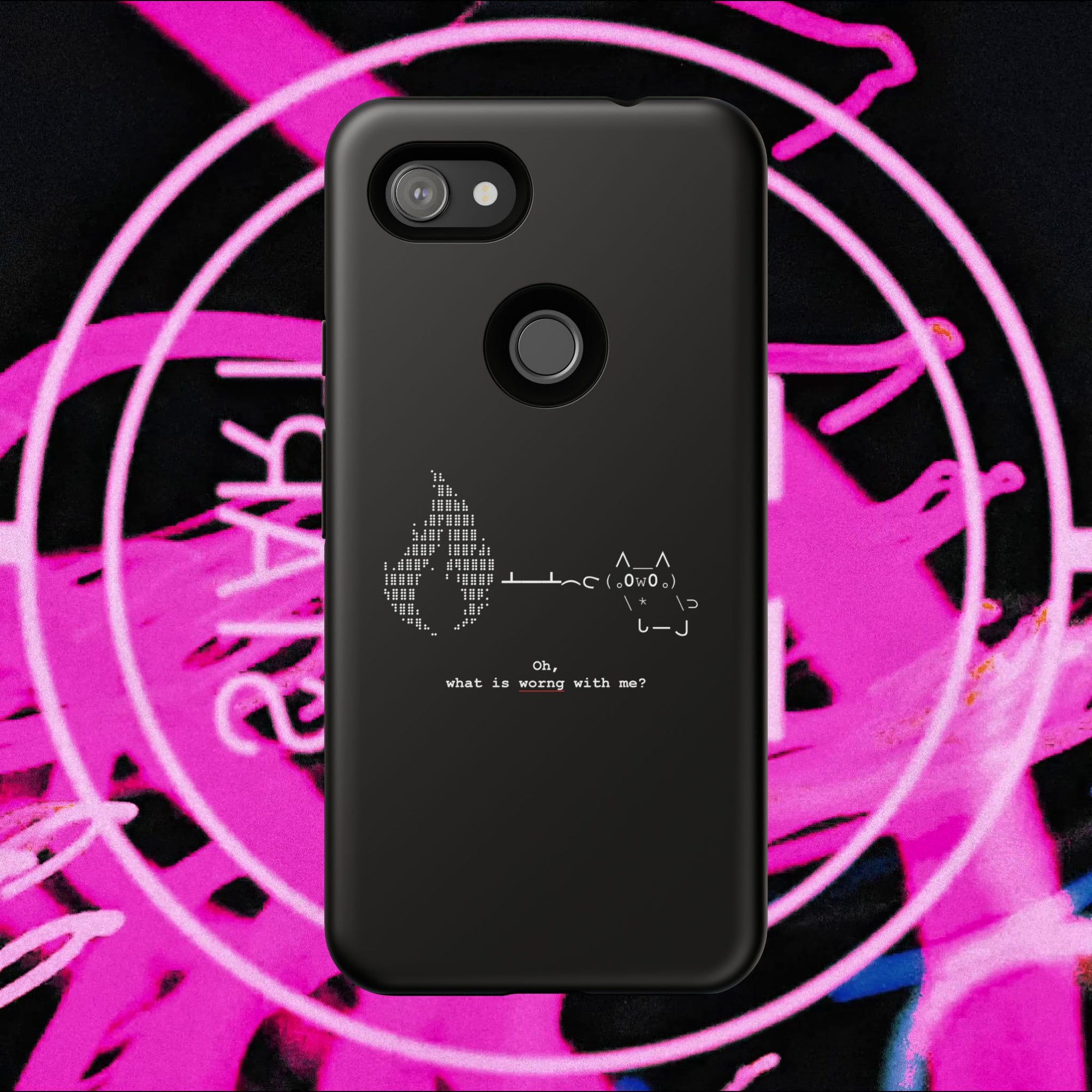 "Atrophy" ASCII Art Phonecase