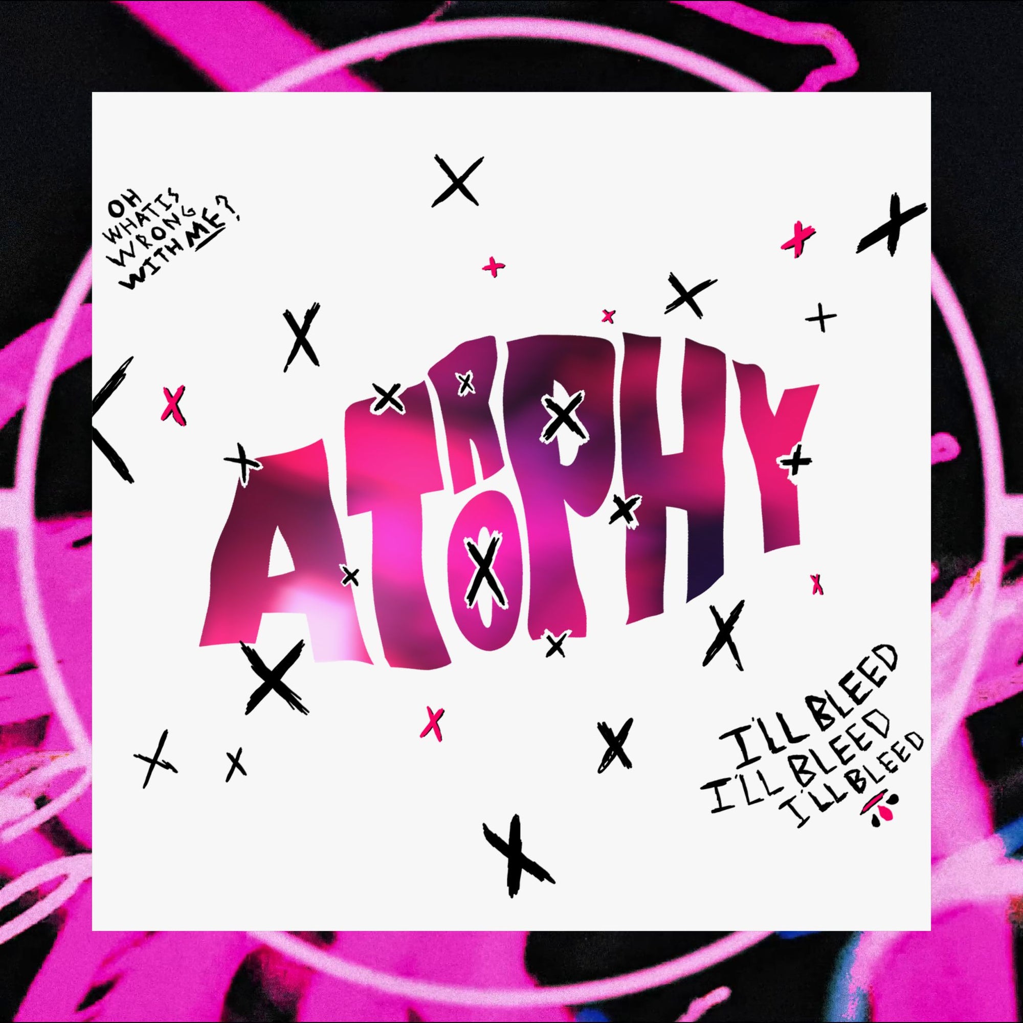"Atrophy" X-Trophy Poster (White)