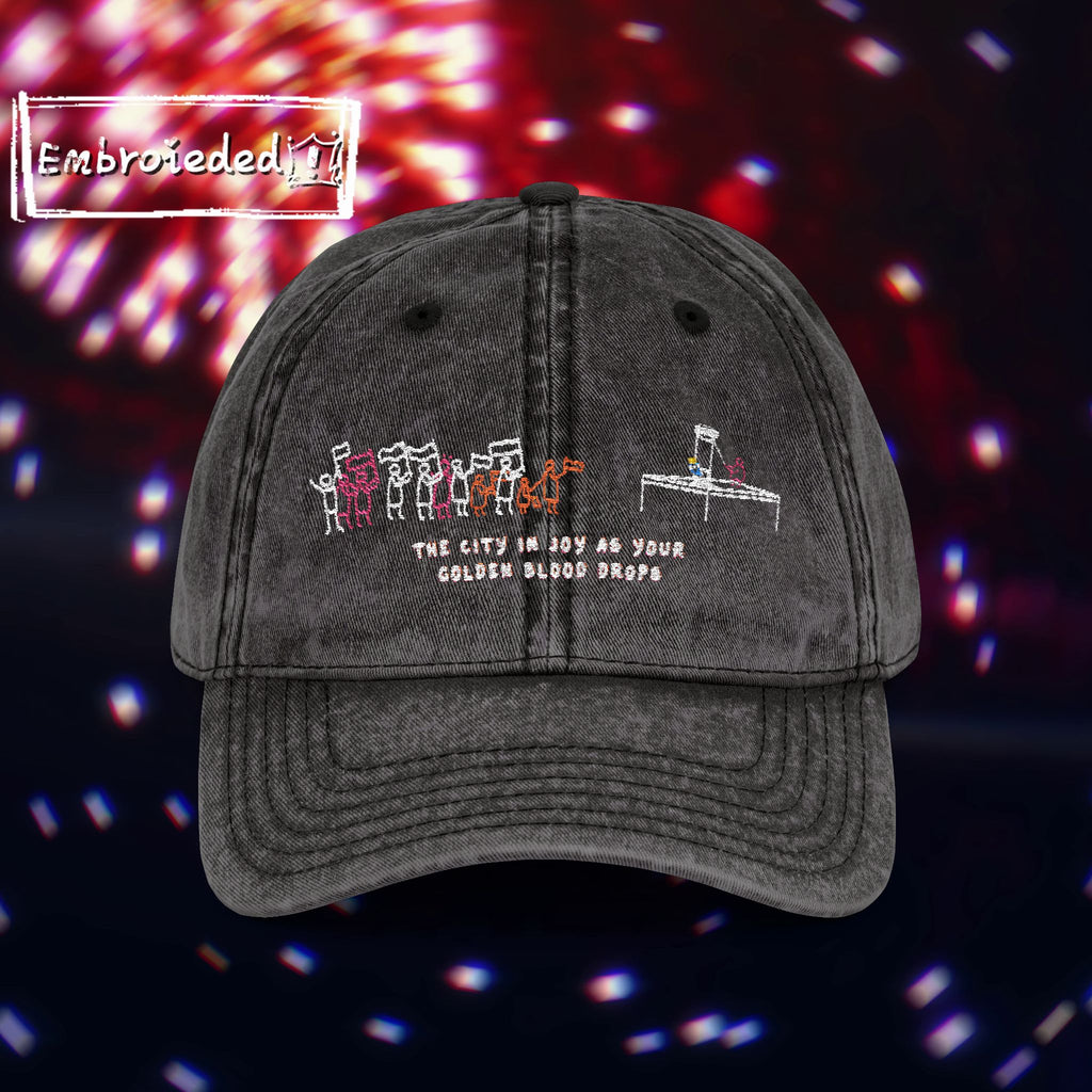 "Golden Blood" Coronation Day Embroided Cap