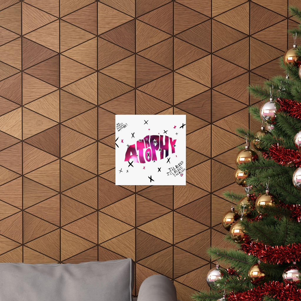 "Atrophy" X-Trophy Poster (White)