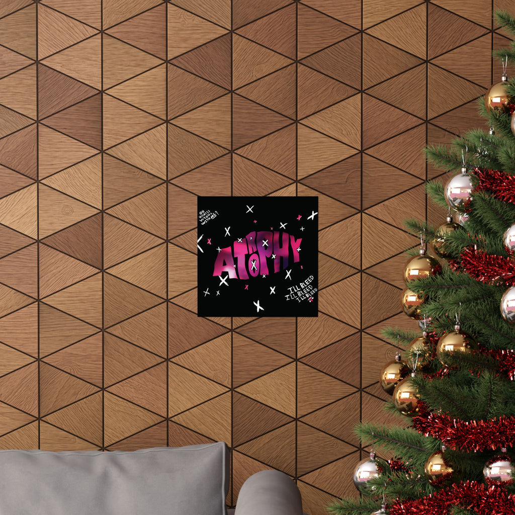 "Atrophy" X-Trophy Poster (Black)