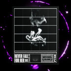 “Never Fall For Her” Brutalist Poster (White)