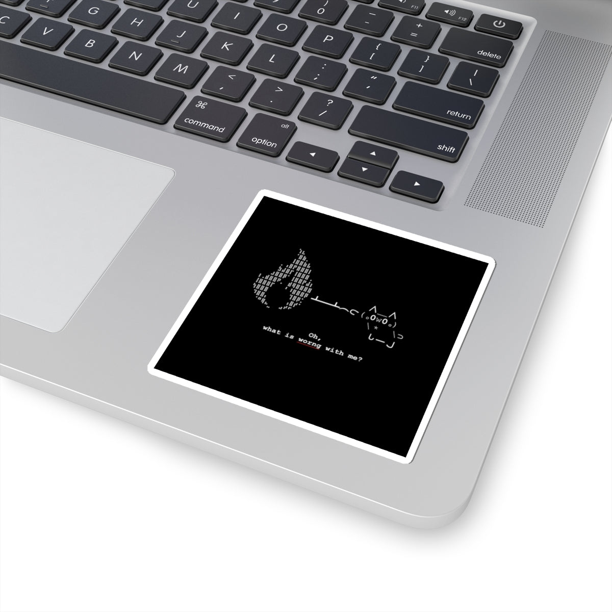 "Atrophy" ASCII Art Sticker