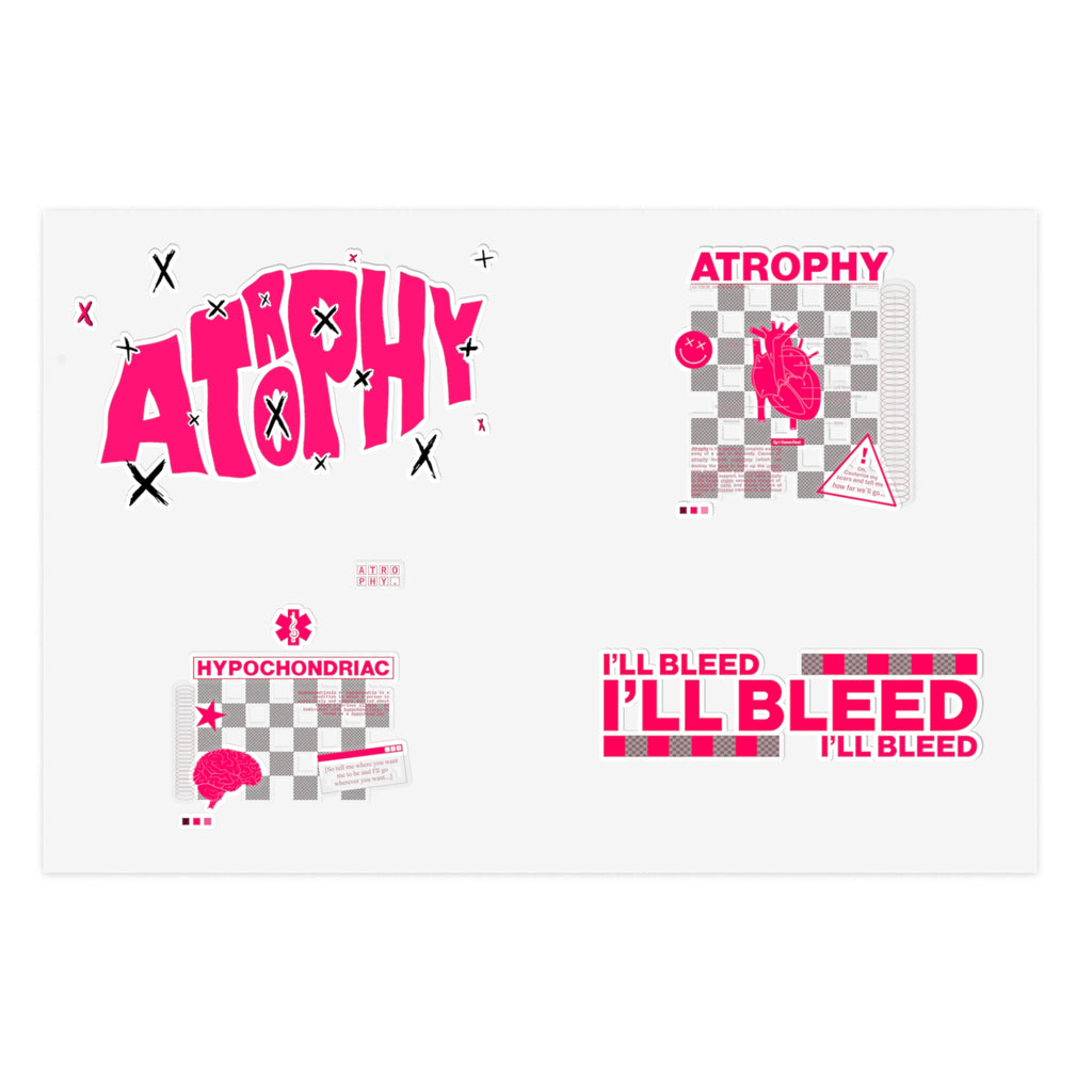 "Atrophy" Sticker Sheet