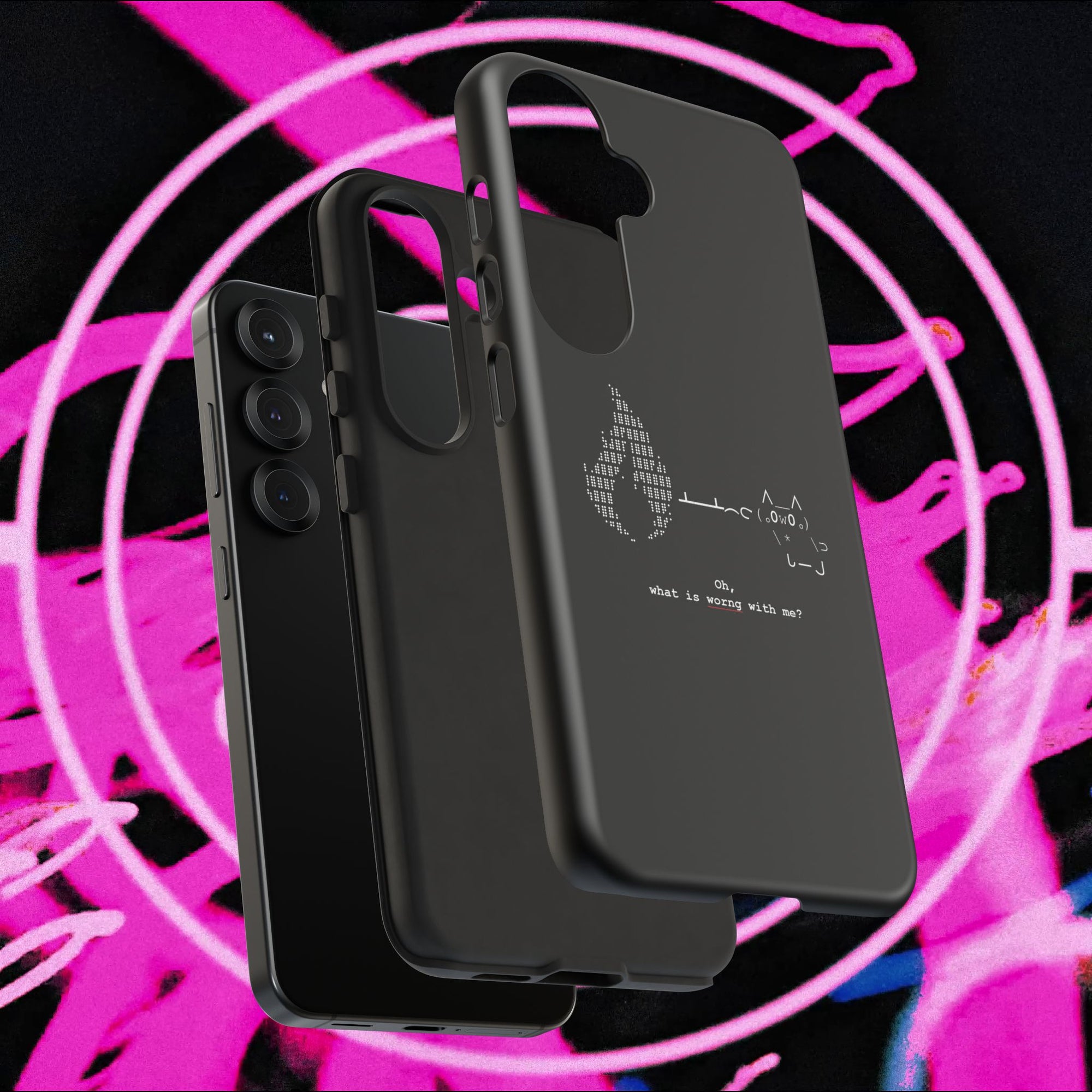 "Atrophy" ASCII Art Phonecase