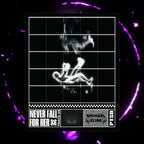 “Never Fall For Her” Brutalist Poster (White)