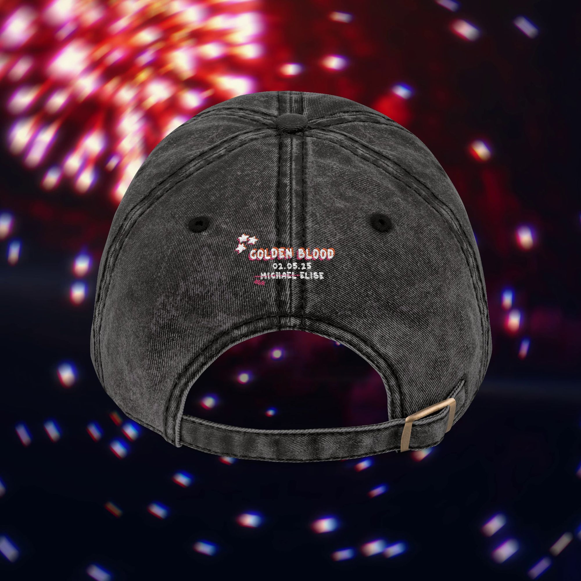 "Golden Blood" Coronation Day Embroided Cap