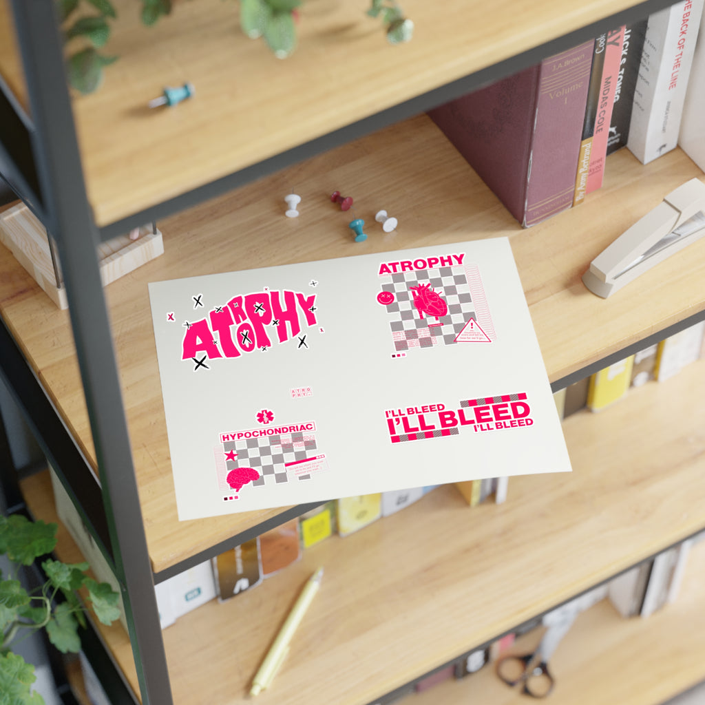 "Atrophy" Sticker Sheet