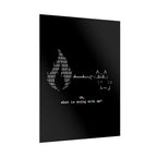 "Atrophy" ASCII Art Poster