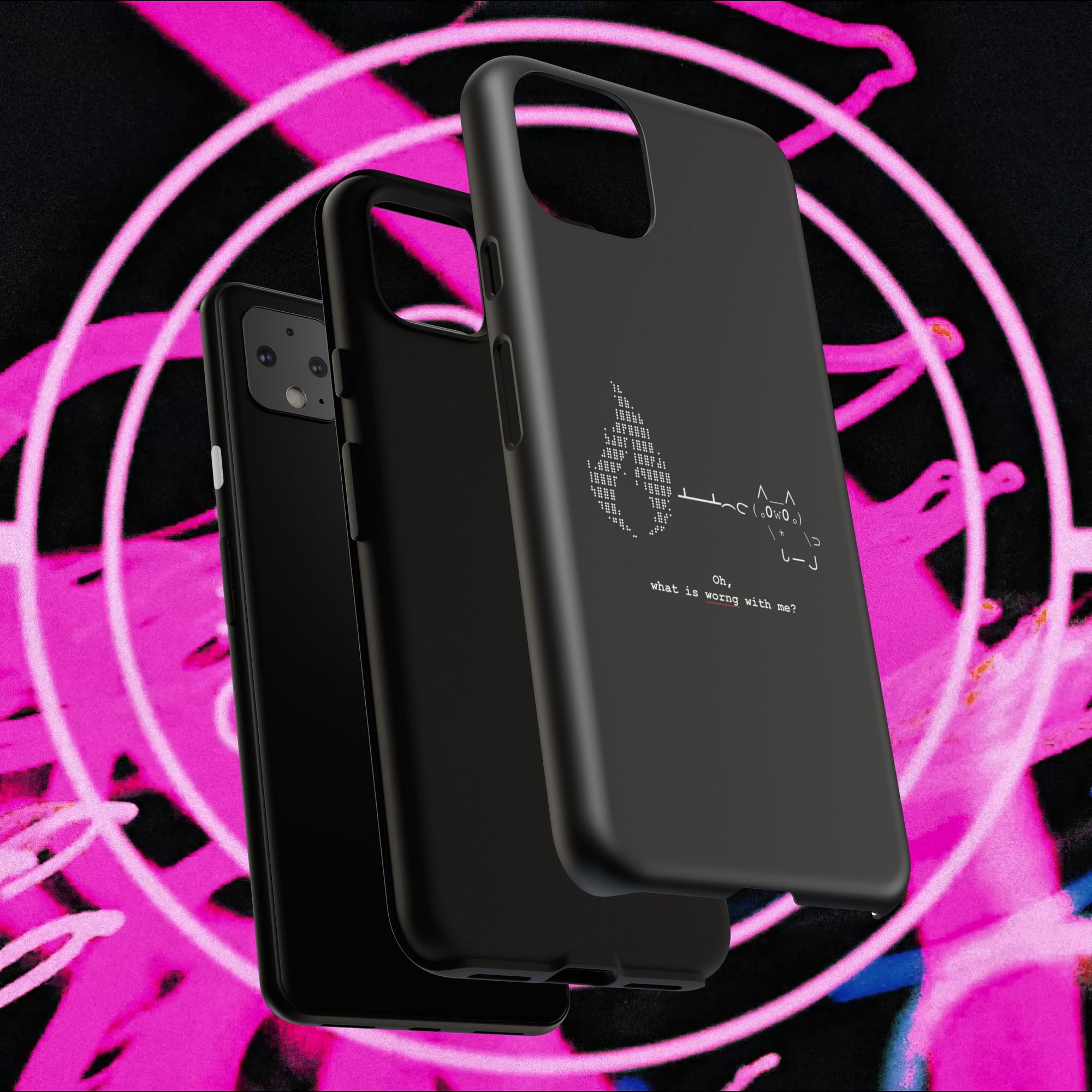 "Atrophy" ASCII Art Phonecase