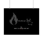 "Atrophy" ASCII Art Poster
