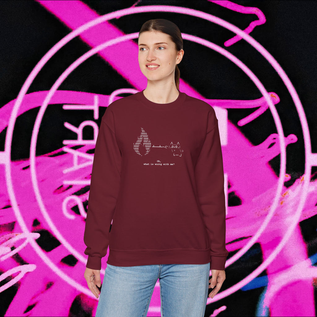 "Atrophy" ASCII Art Sweatshirt