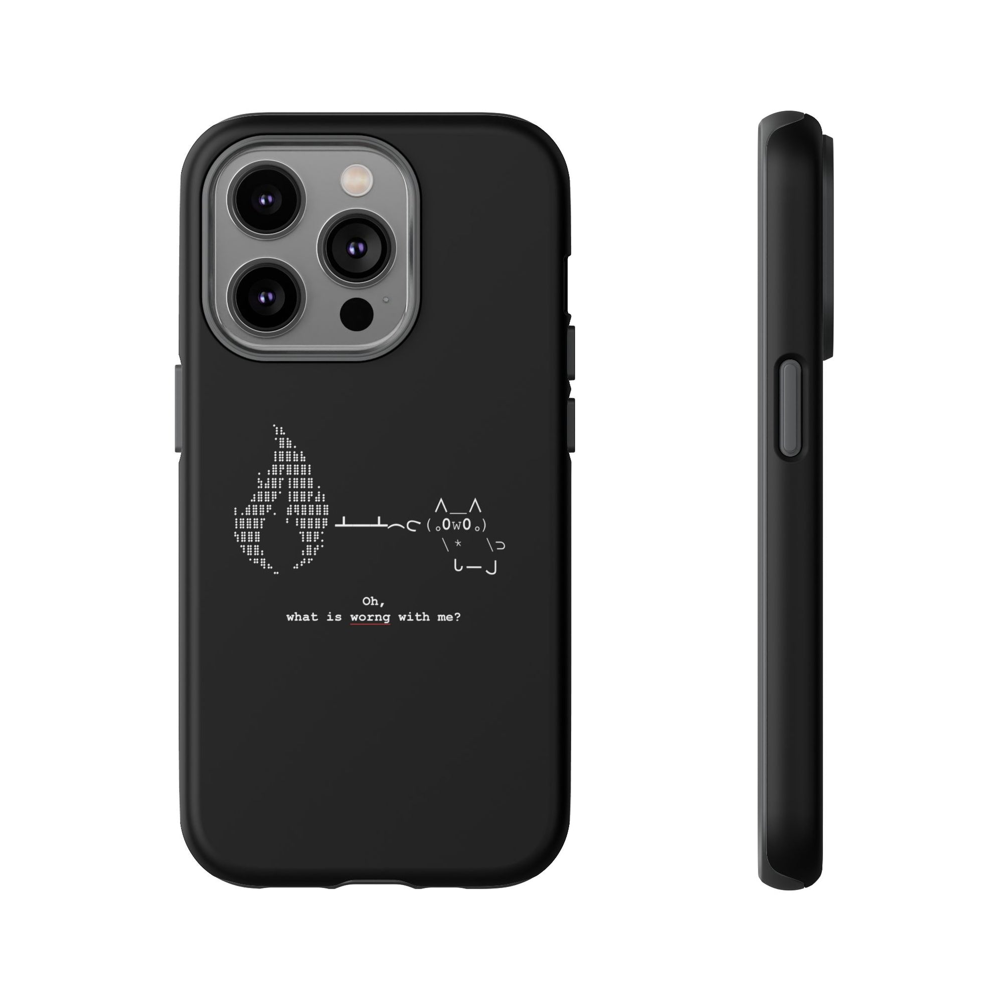"Atrophy" ASCII Art Phonecase
