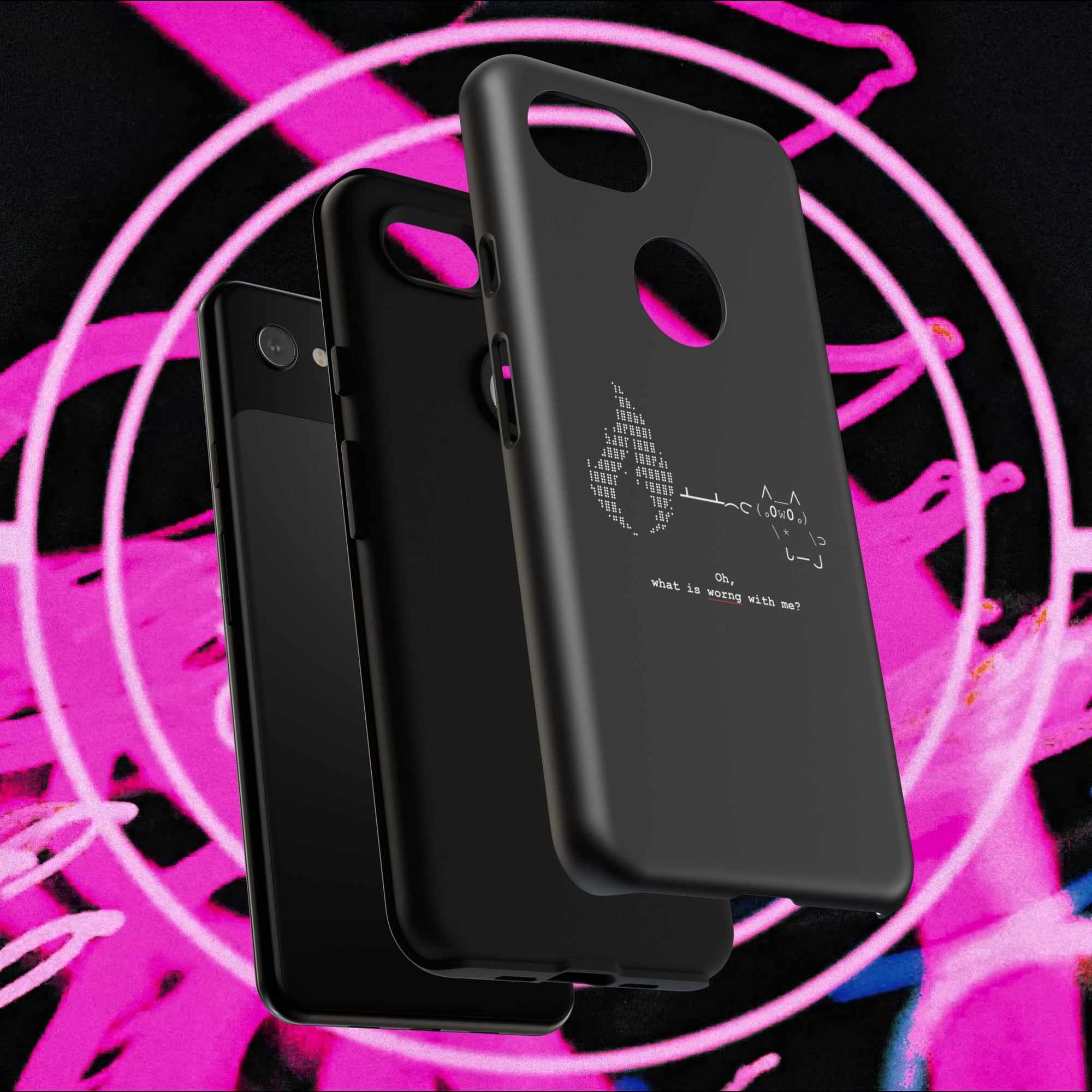 "Atrophy" ASCII Art Phonecase