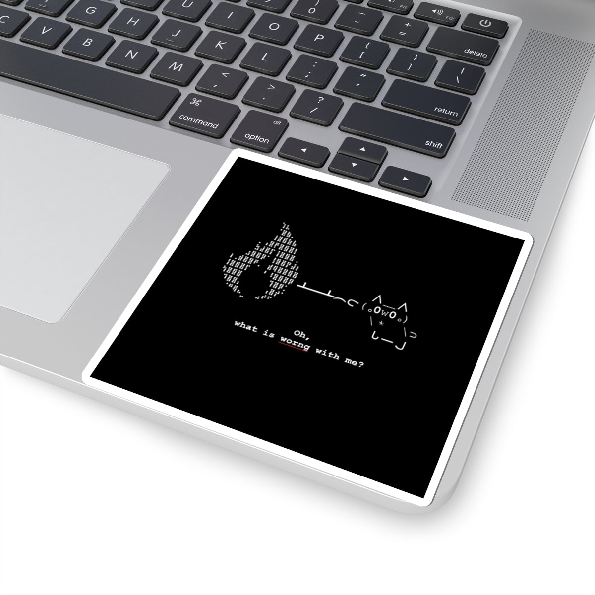 "Atrophy" ASCII Art Sticker