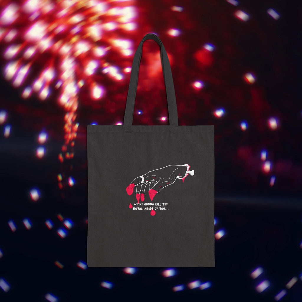 "Golden Blood" Bleeding Hands Tote Bag
