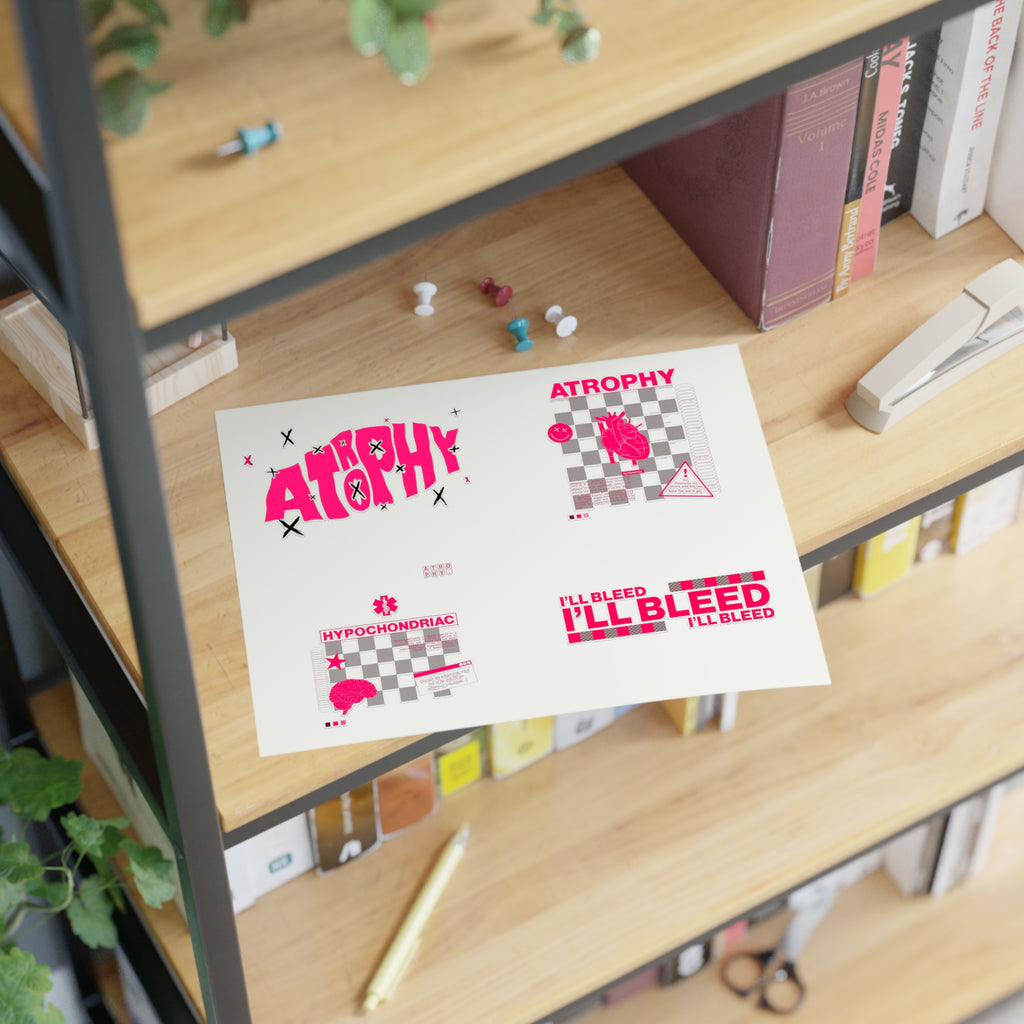 "Atrophy" Sticker Sheet