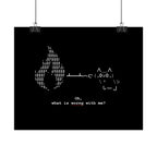 "Atrophy" ASCII Art Poster