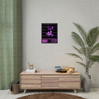 “Never Fall For Her” Brutalist Poster (Purple)