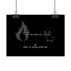 "Atrophy" ASCII Art Poster
