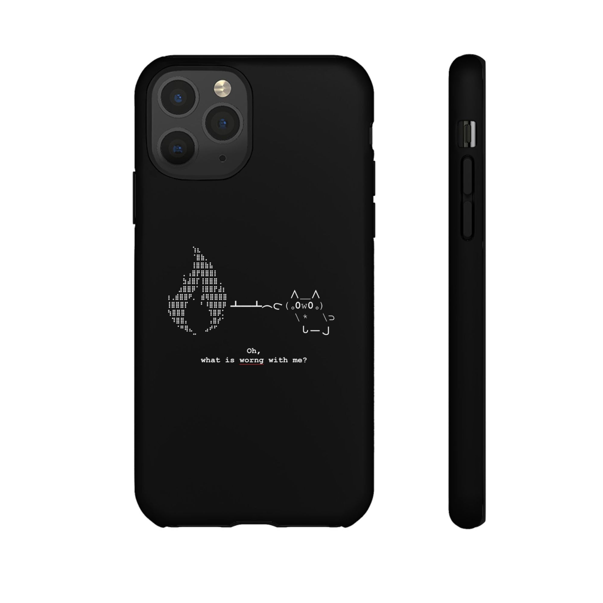 "Atrophy" ASCII Art Phonecase