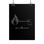 "Atrophy" ASCII Art Poster