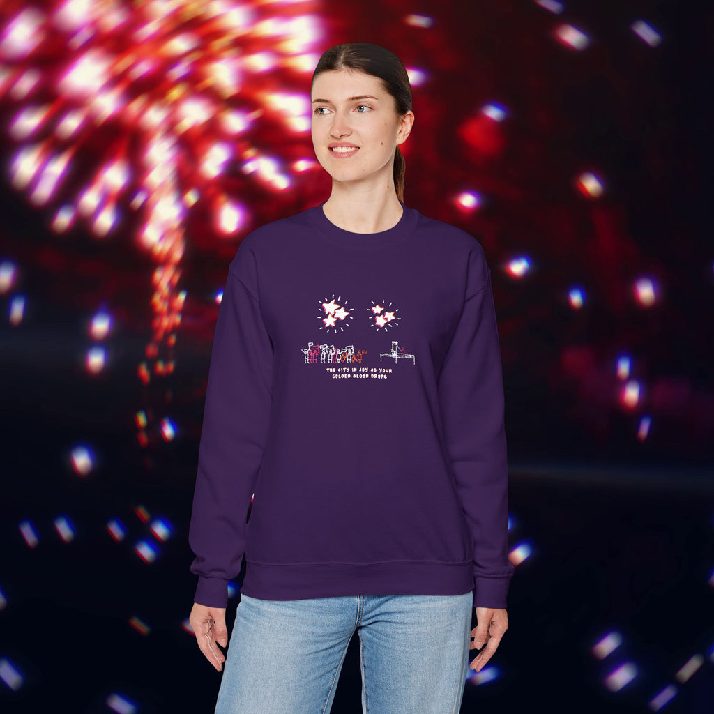 "Golden Blood" Coronation Day Embroided Sweater