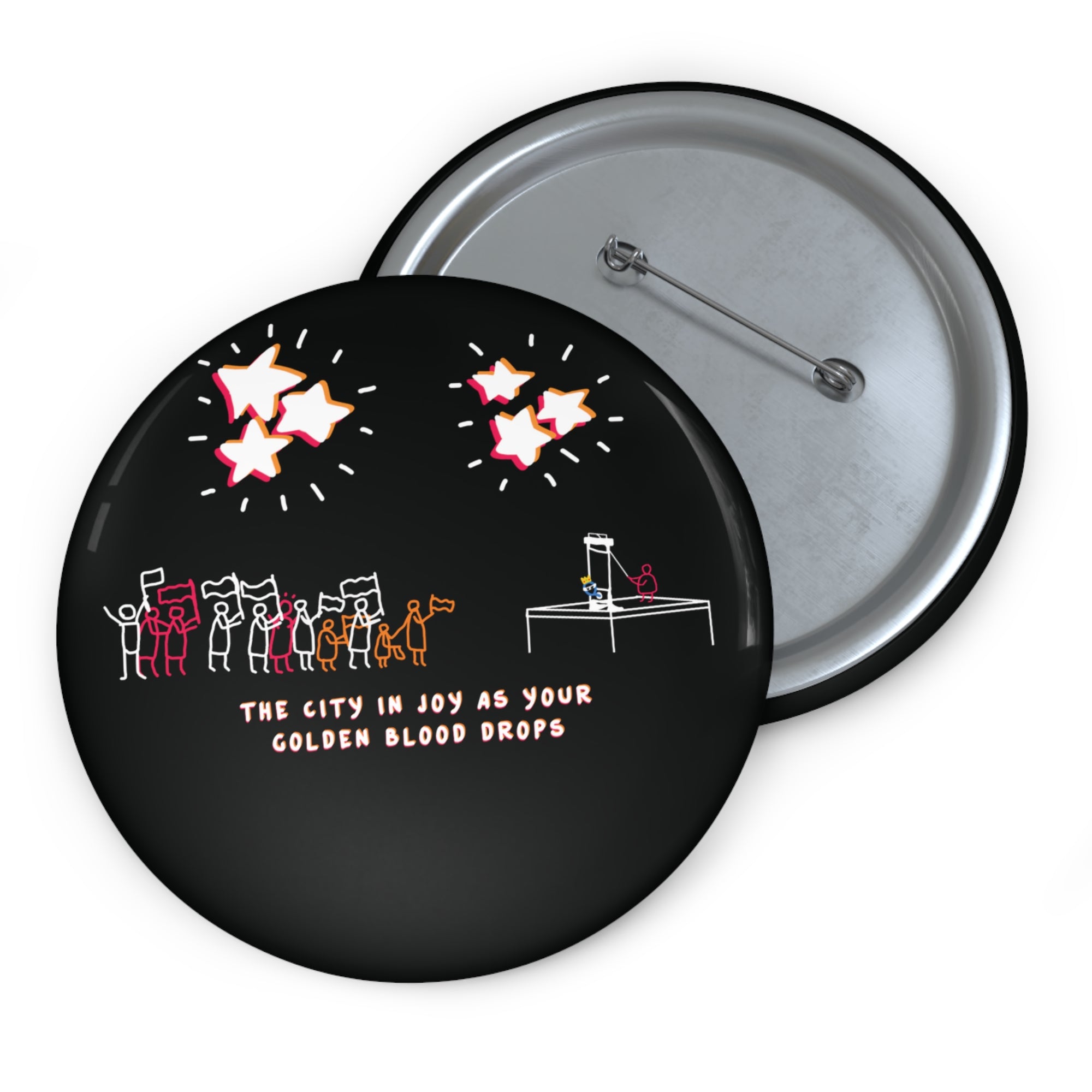 "Golden Blood" Coronation Day Pin