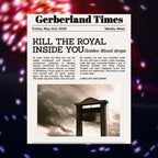 "Golden Blood" Newspaper Clipping Poster