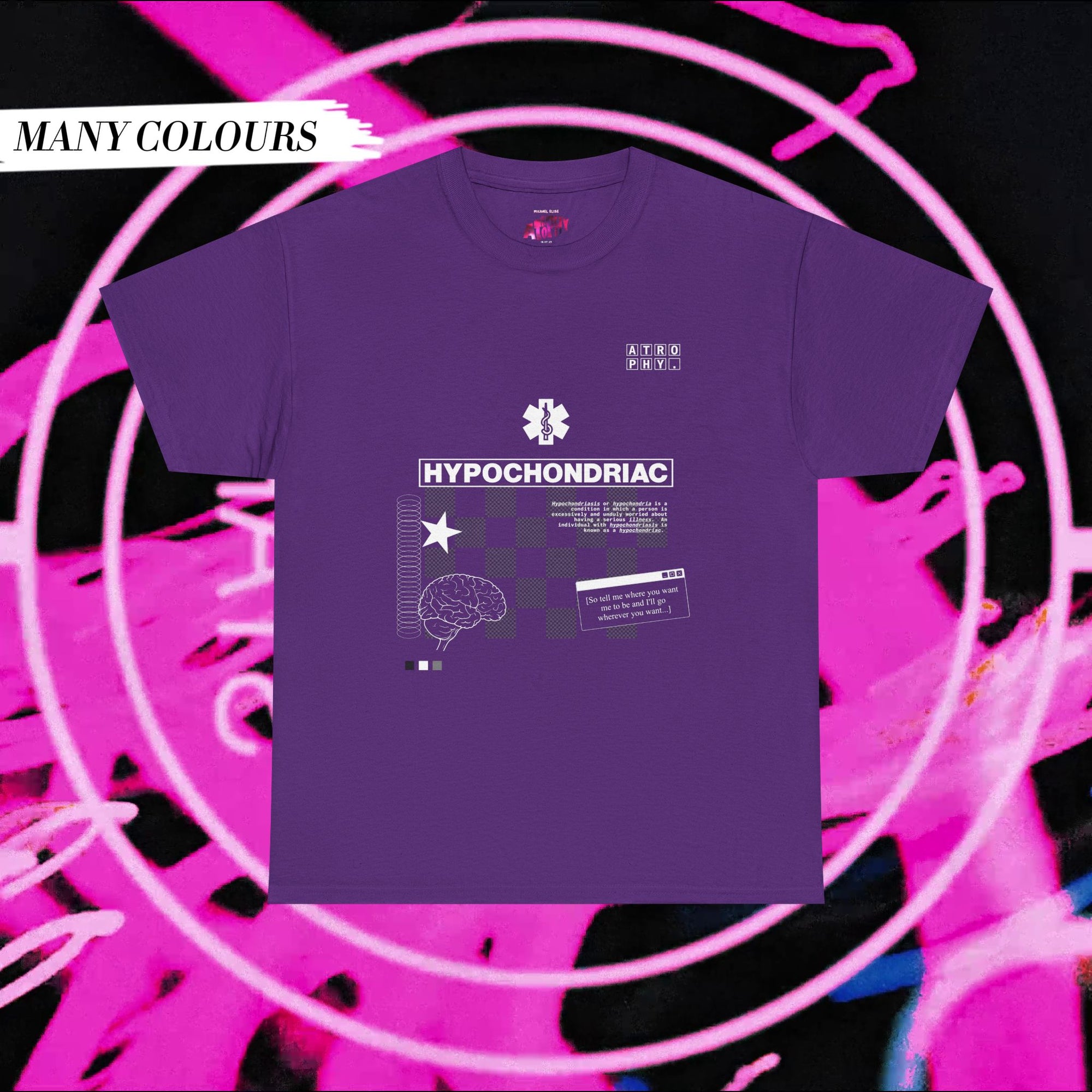 "Atrophy" Hypochondriac Brutalist T-Shirt