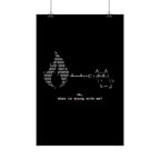 "Atrophy" ASCII Art Poster