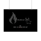 "Atrophy" ASCII Art Poster