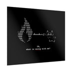 "Atrophy" ASCII Art Poster